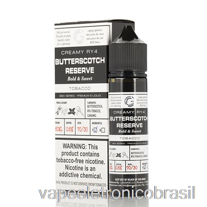 Vape Vaporesso Reserva De Caramelo - Série Bsx - 60ml 3mg